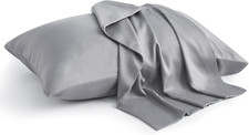 Pillow Cases Queen Size Set of 2, Rayon Derived from Bamboo, Cooling Pillow Case