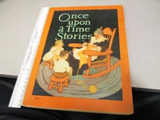 ONCE UPON A TIME 1938 Saalfield coloring book comic character,animal fairy tales