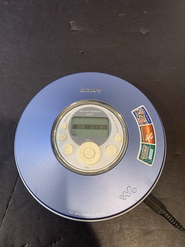 Sony CD Walkman D-NE319 CD-R/RW Atrac3plus MP3 Blue - Picture 2 of 14
