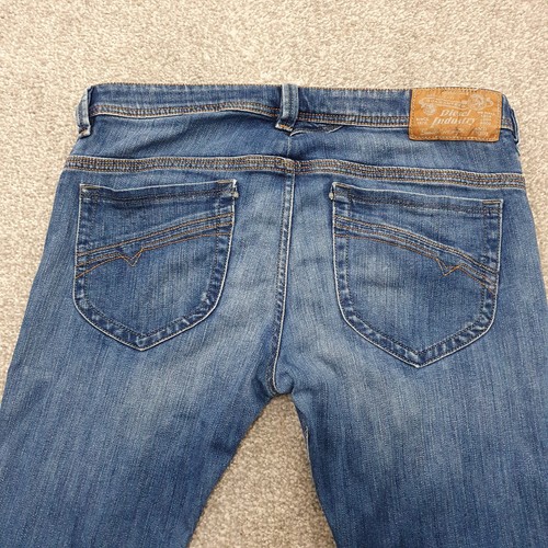 Diesel THANAZ Mens Jeans Stretch Slim Skinny Blue Wash ORQS8 W32 L32 - Picture 5 of 18