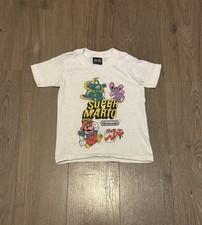 Vintage Super Mario Bros Nintendo 80s Baby Kids Tee Graphic Shirt 6/8
