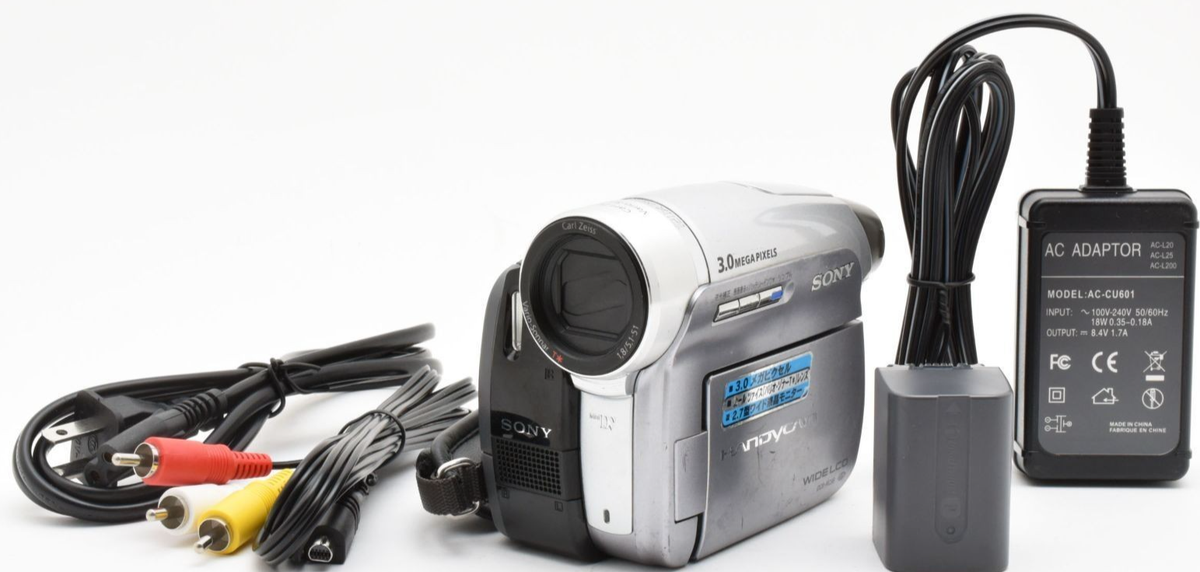 動作品　SONY miniDVビデオカメラ DCR-HC96 ③ Sony Handycam DCR-HC96 Mini DV Camcorder for sale online | eBay