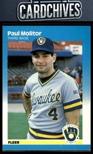 Paul Molitor 1987 Fleer #350