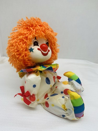 De colección Cuerda Musical Payaso Muñeca Cabeza Movimientos Obras Enviar en el Estante Payasos Cuidador - Imagen 12 de 14
