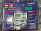 New ListingSharp Yo-520P Synchronize Memo Master Electronic Organizer Nos Mywizard New