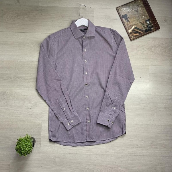 Men Navyboot Shirt Pink Cotton M