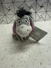 DISNEY WINNIE THE POOH EEYORE SITTING STUFFED PLUSH TOY WITH TAGS 6  