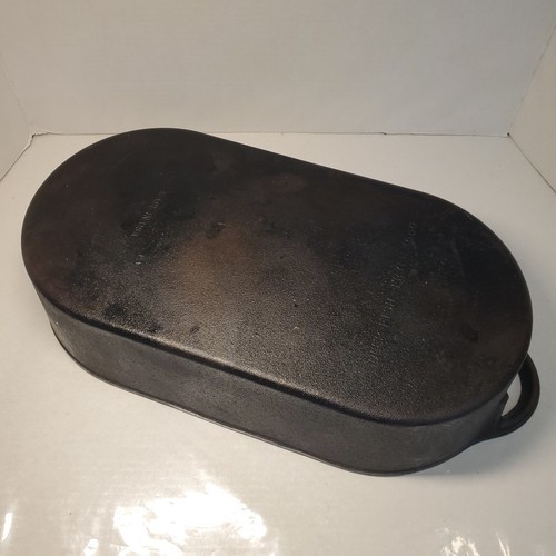 VTG CAST IRON DEEP FISH FRYER 3060 SPORTSMAN PAN NO LID - Made in USA Lodge? VGC - Picture 5 of 14