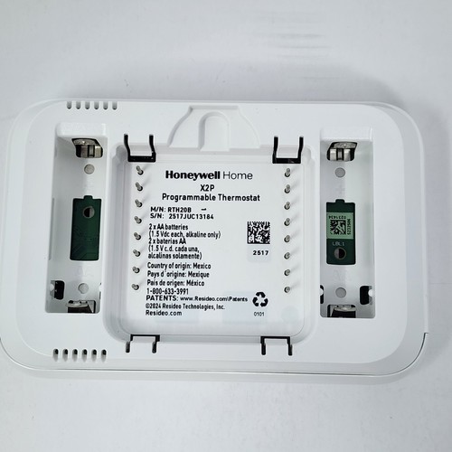Honeywell X2P Single-Stage Programmable Thermostat RTH20B with Scheduling, C - Picture 4 of 9