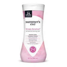Summer's Eve Simply Sensitive All-Over 15 Fl Oz Pack of 1 , PURPLE,WHITE