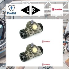 2x ORIGINAL® Brembo A 12 578 Radbremszylinder Hinten für Fiat Strada Pick-up