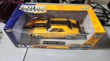 Jada Toys 1968 Camaro Big Time Muscle Yellow W/ Black Stripping NEW Scale 1:18