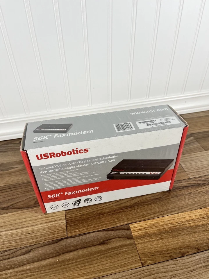FACTORY SEALED US Robotics 56K Modem/ Fax/ USR5686E NOS - Image 2 of 4