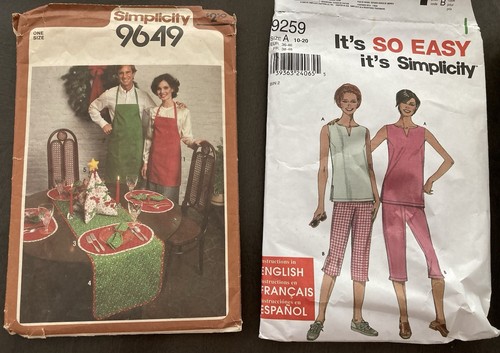 Fun LOT 9 VTG Retro Sewing Patterns KWIK SEW Simplicity Mccalls Raggedy Ann Andy - Picture 6 of 10