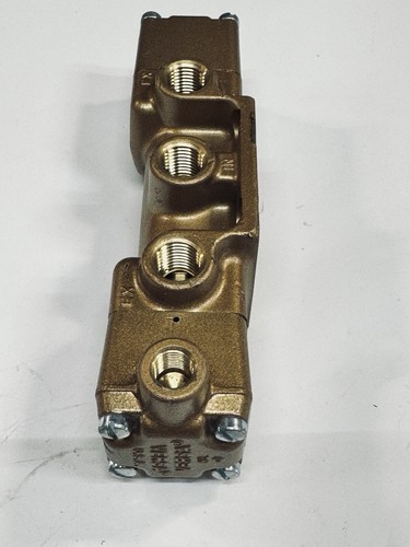 VERSA VALVES TPS-4302-S 4-way Brass Hydraulic Valve 1/4" Ports - Picture 4 of 4