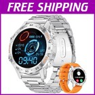 Smartwatch Bluetooth dla mężczyzn, ekran dotykowy HD 1,39'', srebrny