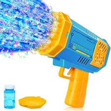 40 Hole Bazooka Bubble Gun Rocket Launcher Bubble Machine Kid Toys Outdoor Play