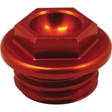 Works Connection - 24-020 - Oil Filler Plug, Orange