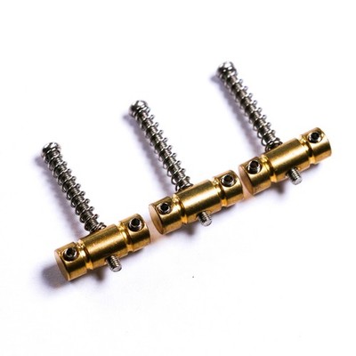 AGP   - Telecaster   Vintage Notched Brass Guitar Saddles #1142620
