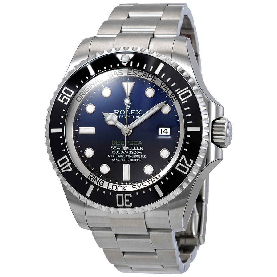 Rolex Deepsea D-Blue с автоматическим циферблатом Мужские часы Oyster из нержавеющей стали