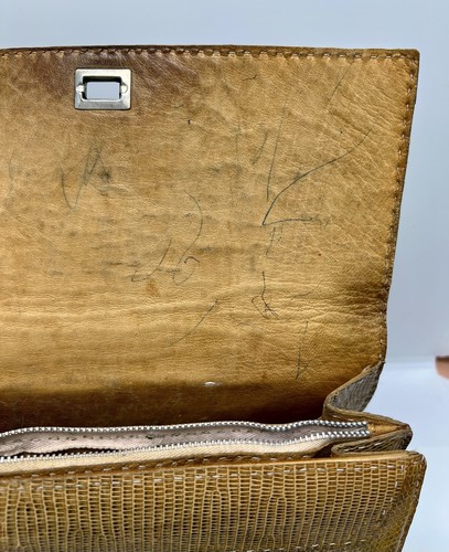 Cartera de piel de serpiente hecha a mano vintage - Malí, África de los años 70 - ¡Haz historia! - Imagen 14 de 15