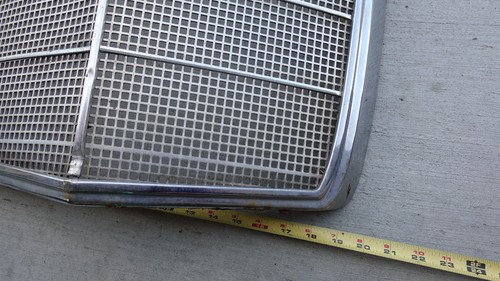 1953-1959 Mercedes-Benz Grill W120 180A 180B 180C Grille WALL ART Chrome OEM - Foto 8 di 8
