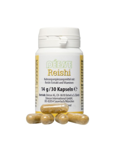 DÉESSE SWISS Reishi 30 Kapseln Nahrungsergänzungsmittel - Bild 1 von 2