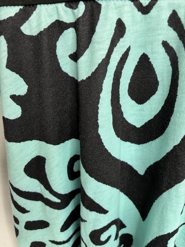 Gorlya Girls Black Teal Geometric Dress Midi Size 8 NWT - Picture 3 of 4