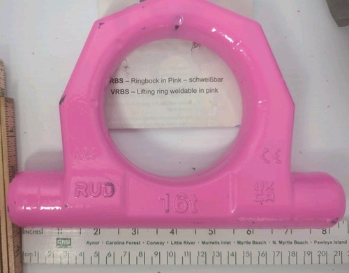 Load Ring Hoist Ring 16 Ton VLBS Weld-On Fix - Picture 8 of 8