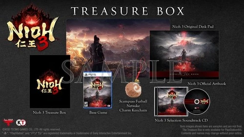 Nioh 3 Treasure Box Edition - US Version PlayStation 5 PS5 Brand New Sealed