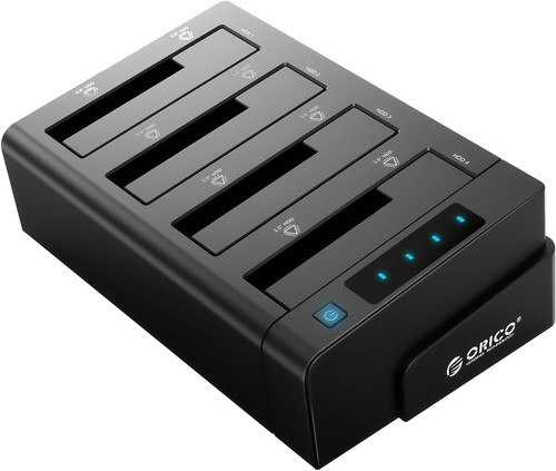 4 Bay External Hard Drive Docking Station USB 3.2 Gen 1 to SATA I/II/III for ... - Picture 2 of 8