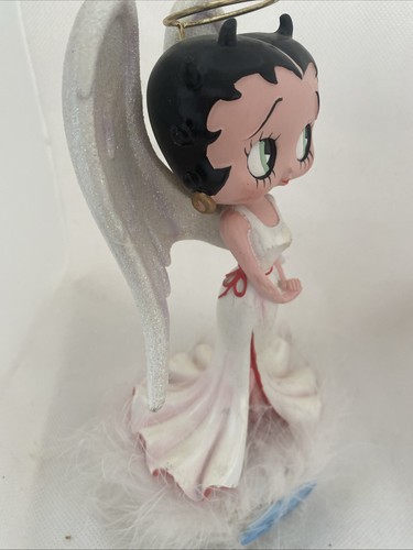 Betty Boop Bobblehead Angel "Non è facile essere così buoni" Figurina Vintage 2001 - Foto 4 di 8