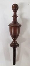 Wooden Finial - Solid Cherry