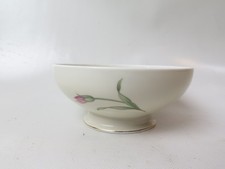 Rosenthal Selb Schale Fußschale Winifred Lily Porzellan elfenbein Blumen 13 cmØ