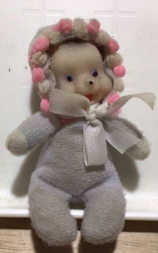 FREE POST vintage Baby William doll BEAR - Picture 2 of 4