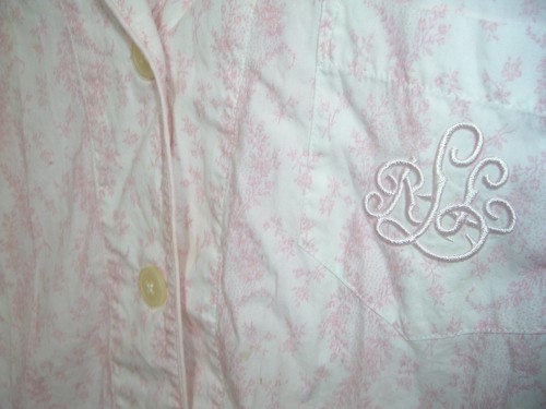 Juego de 2 pijamas LAUREN Ralph Lauren rosa toile pijama 100 % algodón talla XL - Imagen 3 de 8
