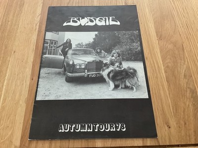 Budgie - Autumn Tour programme 1978