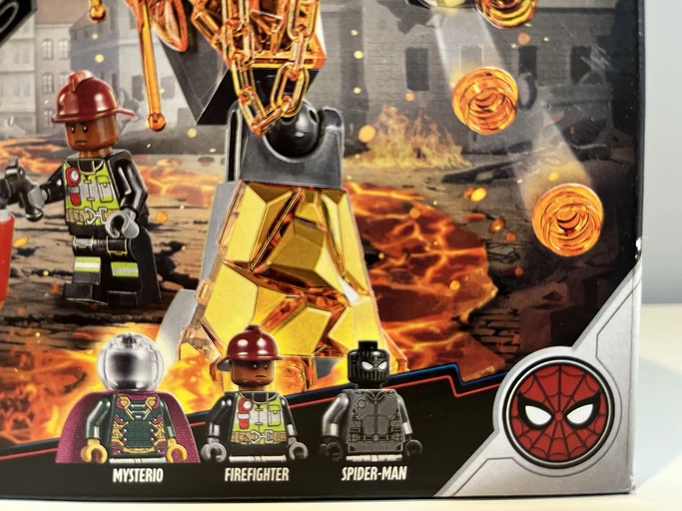 Новый LEGO 76128 расплавленный человек битва Spider-Man вдали от дома Mysterio, SIB, снят с производства - Изображение 4 из 4