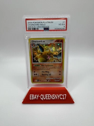 Pokémon Charizard (2009) Misc Cards 001/099 Cracked Ice Holo PSA 4
