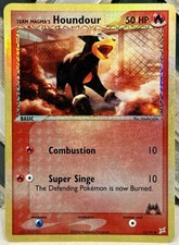 Team Magma's Houndour 62/95 Reverse Holo. 2004 Team Magma vs Team Aqua MP