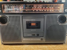 Vintage Sanyo Stereo Radio Cassette Recorder M9980 Boombox Portable REPAIR PARTS