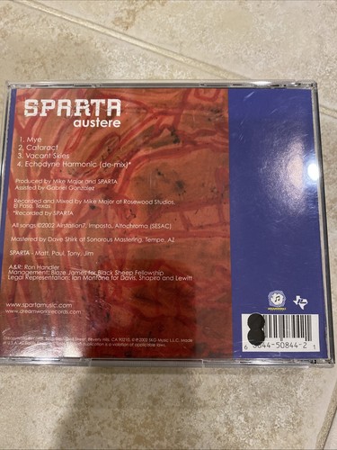 Lot of 3 Sparta CDs Early Albums EP Promo Advance ADTI At the Drive-in Punk Rare - Picture 4 of 5