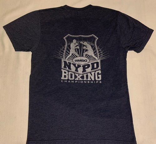 NYPD New York City Police T-Shirt Sz M NYC Finest Boxing Team New York - Picture 3 of 6