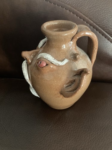 Jack T Maness Pottery Face Jug - Bild 5 von 13