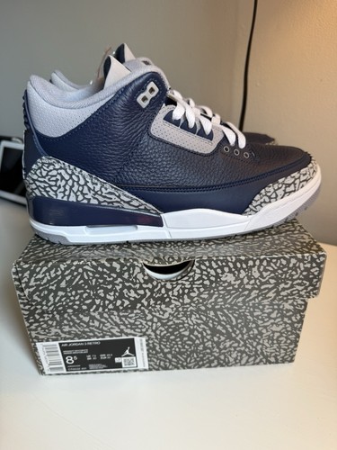Brand new Jordan 3 Retro Georgetown (2021) CT8532-401 Size 8.5 - Picture 3 of 7