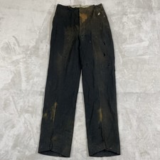 Antique Buckle Back Pants 30x31 20s 30s VTG Wool Thrashed Edwardian Uniform
