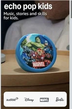 Amazon Echo Pop Kids Alexa for kids With Parental Controls Princess or Marvel