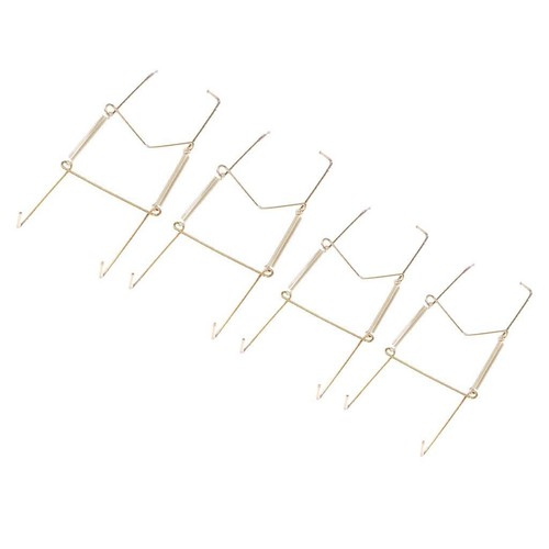 4 Stück Unsichtbare Wandaufhänger, Haken, Aufhänger, Tellerhalter, 20,3 - Picture 5 of 7