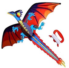 -Upgrade Classical Dragon Kite Stereoscopic Dragon Kites for Kids Adults