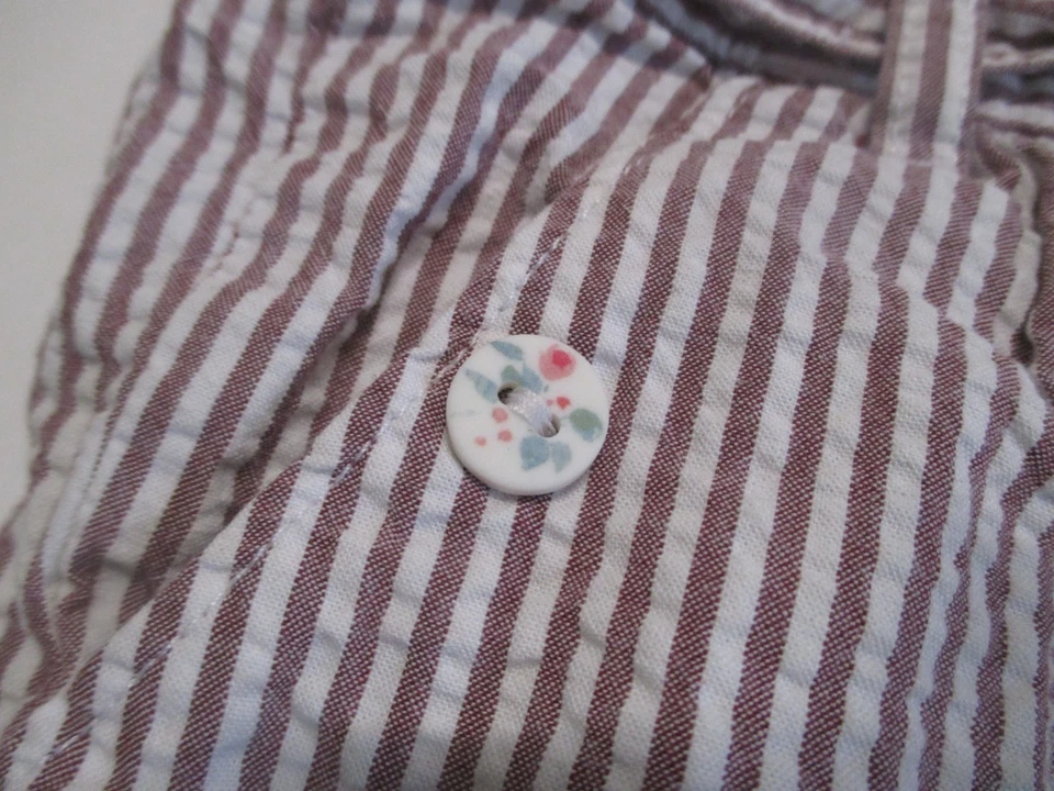 2 NIÑAS MARRÓN PETIT BATEAU Y AZUL JUSTICIA MONO CONJUNTO Y SHORTS TALLA 6 Foto 3 de 4